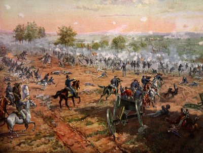 La battaglia di Gettysburg, 1-3 luglio 1863 da Henry Alexander Ogden